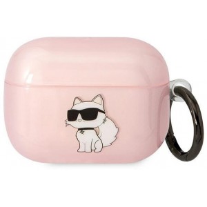 Karl Lagerfeld KLAPHNCHTCP Airpods Pro cover pink/pink Ikonik Choupette (universal)