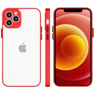 Hurtel Milky Case Silicone Flexible Translucent Case for Xiaomi Redmi 9T Red (universal)