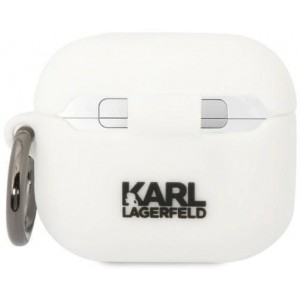 Karl Lagerfeld KLA3RUNCHH AirPods 3 cover white/white Silicone Choupette Head 3D (universal)