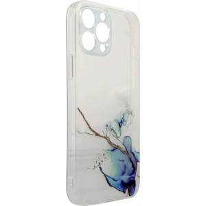 Hurtel Marble Case for iPhone 12 Pro Gel Cover Marble Blue (universal)