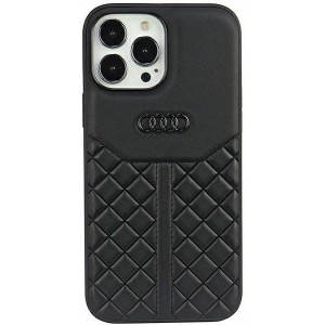 Audi Genuine Leather iPhone 13 Pro / 13 6.1" black/black hardcase AU-TPUPCIP13P-Q8/D1-BK (universal)