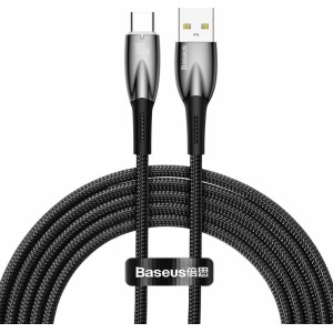 Baseus Glimmer Series Fast Charging Cable USB-A - USB-C 100W 480Mbps 2m black (universal)