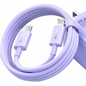 Baseus USB-C fast charging / data transfer cable - Lightning PD 20W 1m Baseus Superior Series - purple (universal)