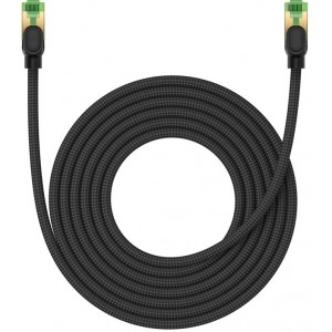 Baseus fast network cable RJ-45 cat.8 40Gbps 5m braided - black (universal)