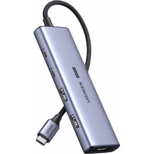 Ugreen HUB USB C - HDMI / 2x USB C / 2x USB A Ugreen CM500 - gray (universal)