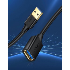 Ugreen cable extension cable USB 3.0 (female) - USB 3.0 (male) adapter 1m black (10368) (universal)