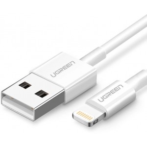 Ugreen cable USB - Lightning MFI 1m 2,4A white (20728) (universal)