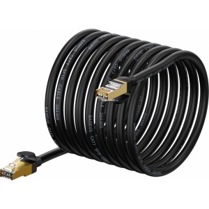 Baseus Speed Seven network cable RJ45 10Gbps 15m black (WKJS010801) (universal)