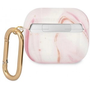 Guess GUA3UNMP AirPods 3 cover pink/pink Marble Collection (universal)