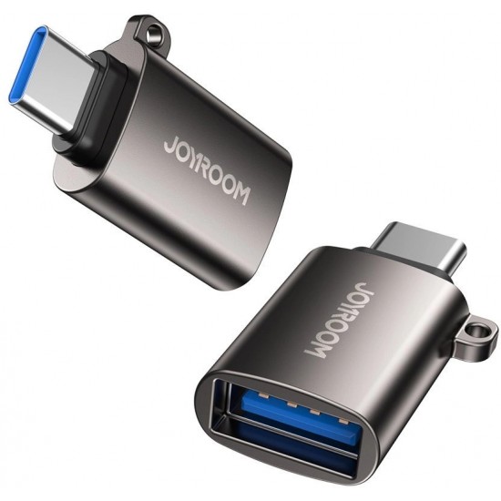 Joyroom USB-A 3.2 Gen 1 (female) - USB-C (male) adapter black (S-H151 Black) (universal)