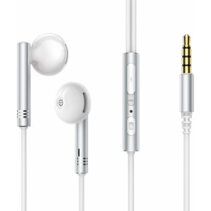 Joyroom Wired Series JR-EW06 wired headphones, metal - silver and white (universal)