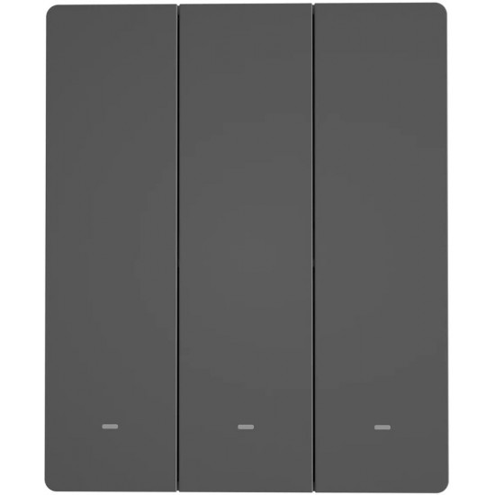 Sonoff Smart 3-Channel Wi-Fi Wall Switch Black (M5-3C-80) (universal)