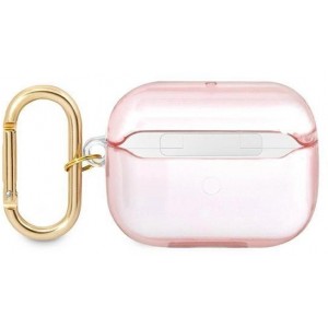 Guess GUAPHHTSP AirPods Pro cover pink/pink Strap Collection (universal)