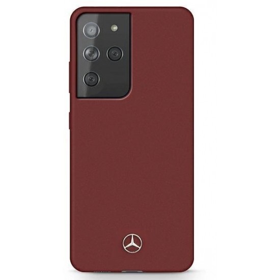 Mercedes MEHCS21LSILRE S21 Ultra G998 czerwony/red hardcase Silicone Line (universal)