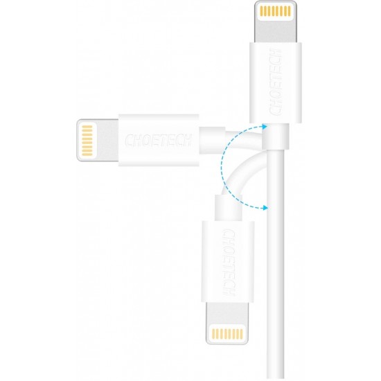 Choetech MFI USB - Lightning charging data cable 1,2m white (IP0026 white) (universal)