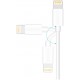 Choetech MFI USB - Lightning charging data cable 1,2m white (IP0026 white) (universal)