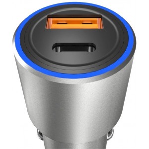 Dudao USB / USB Car Charger Type C Power Delivery Quick Charge 22.5 W Gray (R4PQ) (universal)