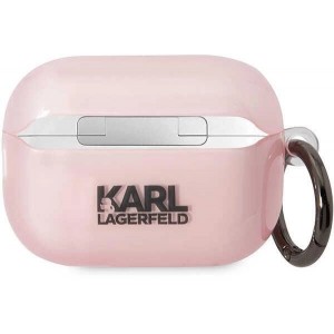 Karl Lagerfeld KLAP2HNCHTCP Airpods Pro 2 cover pink/pink Ikonik Choupette (universal)