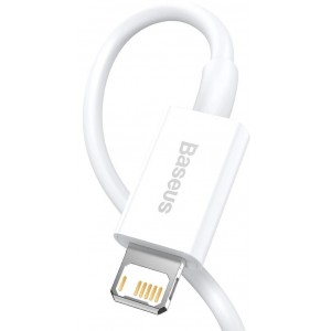 Baseus Superior USB - Lightning cable 2.4A 1.5 m White (CALYS-B02) (universal)