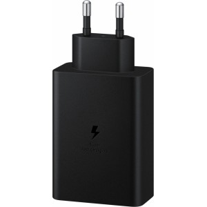 Samsung charger 2x USB Type C / USB PPS, Power Delivery PD 65W, QC 3.0, AFC, FCP black (EP-T6530NBEGEU) (universal)