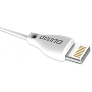 Dudao cable USB / Lightning cable 2.4A 1m white (L4L 1m white) (universal)