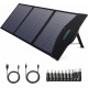 Choetech solar charger USB foldable 120W DC, USB C, 2 x USB black (SC008) (universal)