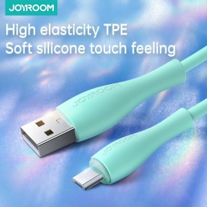 Joyroom USB - micro USB cable Joyroom S-2030M8 3A 2m - green (universal)