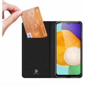 Dux Ducis Skin Pro case for Samsung Galaxy A14 5G flip cover card wallet stand black (universal)