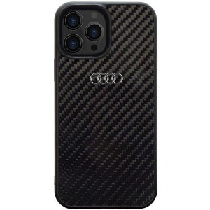 Audi Carbon Fiber iPhone 14 Pro 6.1" black/black hardcase AU-TPUPCIP14P-R8/D2-BK (universal)