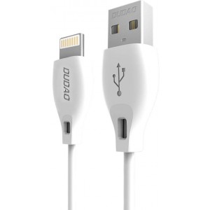 Dudao cable USB / Lightning cable 2.4A 1m white (L4L 1m white) (universal)