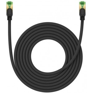Baseus fast network cable RJ-45 cat.8 40Gbps 5m braided - black (universal)