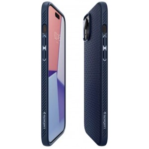 Spigen Etui Spigen Liquid Air do iPhone 15 navy blue