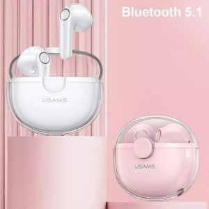 Usams Bluetooth 5.1 headphones USAMS TWS BU series wireless purple/purple BHUBU02