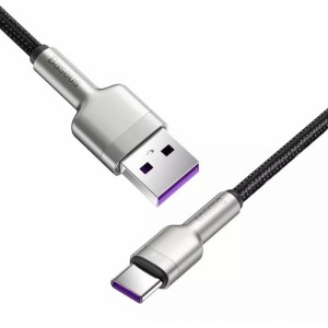 Baseus Cafule USB to USB-C cable, 66W, 0.25m (black)