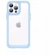 4Kom.pl Outer Space Case for iPhone 13 Pro hard cover with a gel frame blue