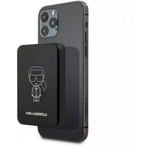 Karl Lagerfeld KLPBMSOIBK Powerbank MagSafe Переносная зарядная батарея 3000mAh