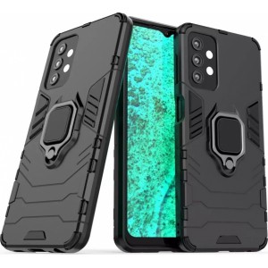 4Kom.pl Ring Armor armored hybrid case cover with magnetic holder for Samsung Galaxy A13 5G black