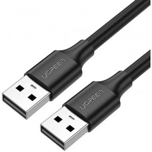 Ugreen cable USB 2.0 (male) - USB 2.0 (male) cable 1 m black (US128 10309)