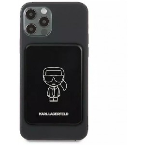 Karl Lagerfeld KLPBMSOIBK Powerbank MagSafe Переносная зарядная батарея 3000mAh