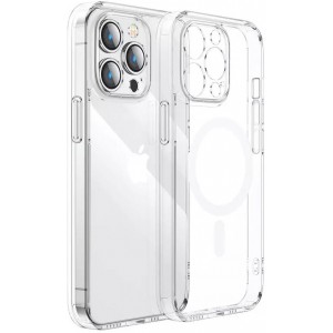 Joyroom 14D Magnetic Case Magnetic Case for iPhone 14 Plus Compatible with MagSafe Transparent (JR-14D7)