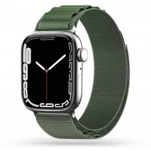 4Kom.pl Nylon pro apple watch 4 / 5 / 6 / 7 / 8 / se / ultra (42 / 44 / 45 / 49 mm) military green