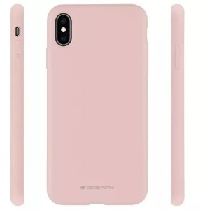 4Kom.pl Mercury Silicone Phone Case for iPhone X/Xs pink sand/pink sand