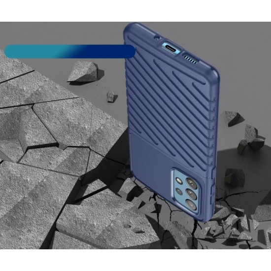 4Kom.pl Thunder Case flexible armored cover for Samsung Galaxy A73 blue