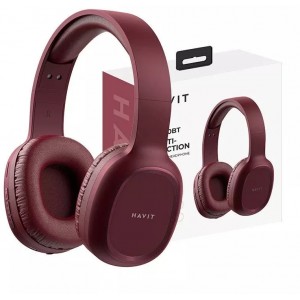 Havit H2590BT PRO wireless Bluetooth headphones (red)