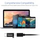 Choetech micro usb - usb-c type c adapter black