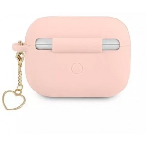 Guess GUAPLSCHSP AirPods Pro cover pink/pink Silicone Charm Collection