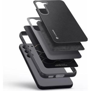 Dux Ducis Fino protective case for Samsung Galaxy S23 cover with silicone frame black