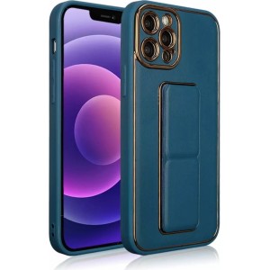 4Kom.pl New Kickstand Case case for iPhone 12 Pro with stand blue
