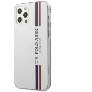 U.s. Polo US Polo USHCP12LPCUSSWH phone case for Apple iPhone 12 Pro Max white/white Tricolor Collection