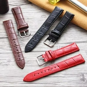 Producenttymczasowy Smartwatch strap Croco universal strap for 22mm brown/brown